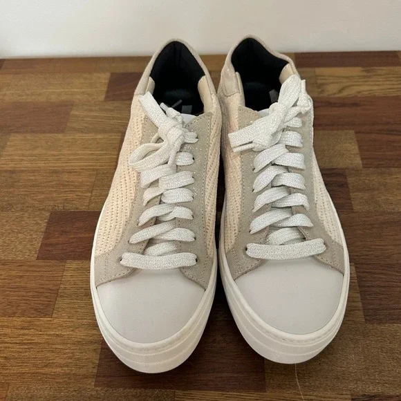 P448 Womens Thea Pachi Platform Sneaker EU 40 NWT $ 298 Lace Up Low Top - Picture 7 of 11